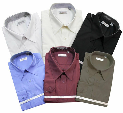 Urban Behavior PC Poplin Cotton Blend Business Shirt - Black