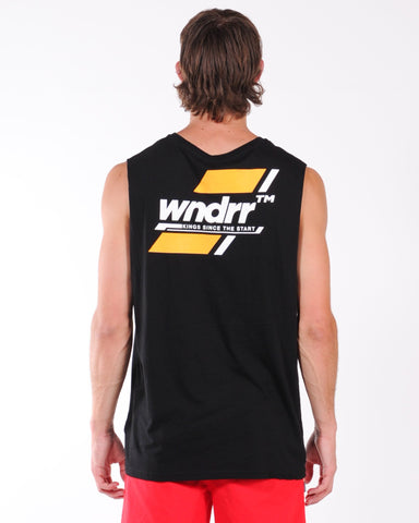 WNDRR Across Muscle Top - Black
