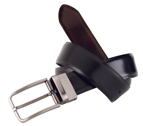 BUCKLE GIO REVERSIBLE LEATHER BELT