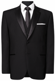 FERRARI FORMALWEAR HARRISON BLACK TUXEDO HIRE SUIT