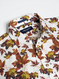 James Harper JHS436 Maple Leaf Long Sleeve Shirt - Tan