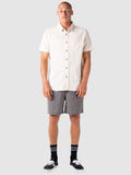 RUSTY Overtone Short Sleeve Linen Shirt - VTC