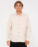 Rusty Overtone L/S Linen Shirt - Egret