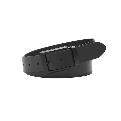 Buckle SIERRA 5533 Leather Belt - Black