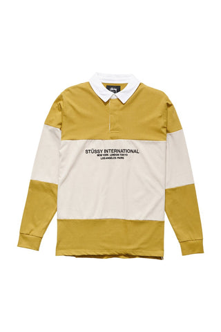 Stussy Panel Long Sleeve Rugby Safari