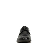 Clarks Bampton Park Leather Shoe - Black