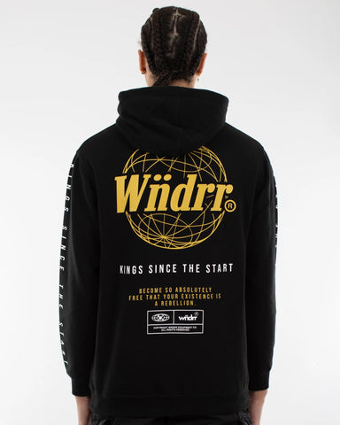 WNDRR Timeless Hood Sweat - Black