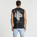 KISS CHACEY Analyse Standard Muscle Tee - Mineral Black
