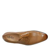 Clarks Bampton Cap Leather Shoe - Tan