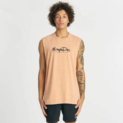 Nomadic PARADISE Breakers Muscle Tee - Pigment Coral Sands
