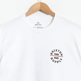 BRIXTON Oath V Tee - White/Red