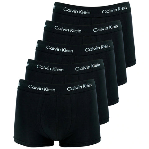 Calvin Klein 5 PACK NB2734 LOW RISE TRUNKS - Black