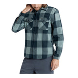 BRIXTON BOWERY LIGHT WEIGHT L/S FLANNEL SHIRT - Washed Navy/Ocean