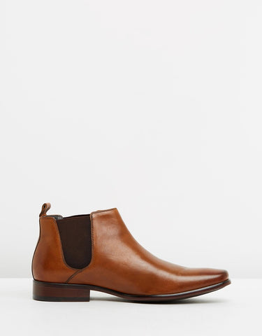 Julius Marlow KICK Leather Boot - Cognac