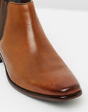 Julius Marlow KICK Leather Boot - Cognac