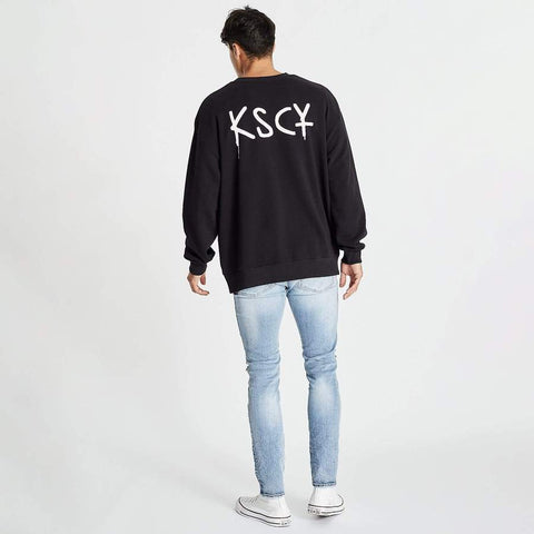 KISS CHACEY Midnight Relaxed Jumper - Jet Black