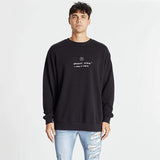 KISS CHACEY Midnight Relaxed Jumper - Jet Black