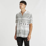 Kiss Chacey Paranoid Relaxed Short Sleeve Shirt - Multi