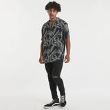 NENA AND PASADENA Salute Relaxed Fit S/S Shirt - Black/White Print